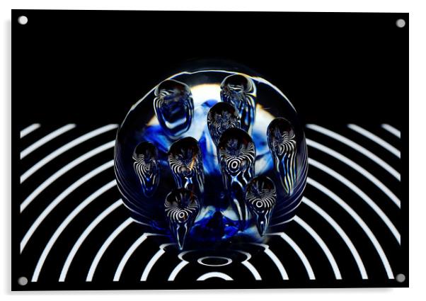 Alien Orb Acrylic by Scott Nicol
