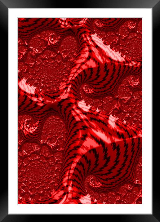 Red For Danger Framed Mounted Print by Steve Purnell