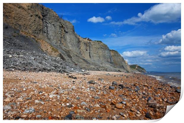 Where dinosaurs roamed! Print by Stephen Prosser