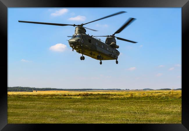 Chinook training sortie Framed Print by Oxon Images
