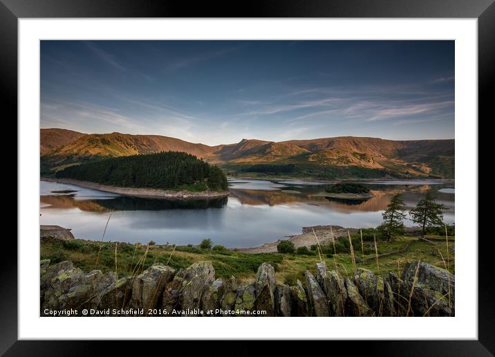 Haweswater Reservoir Framed Mounted Print by David Schofield