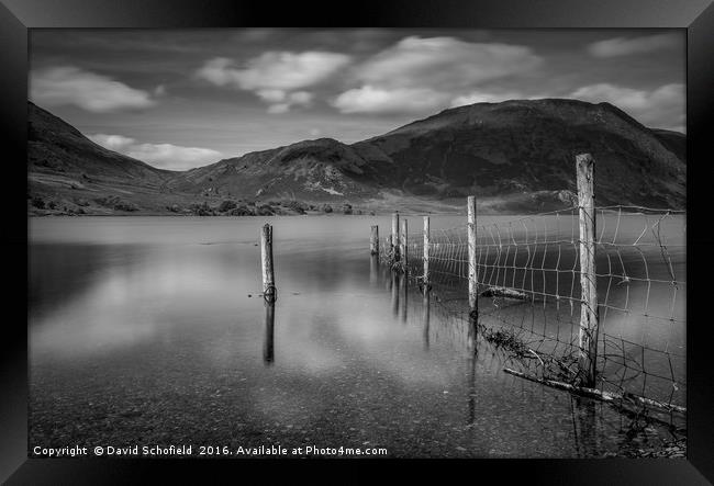 Crummock Water, Lake District Framed Print by David Schofield