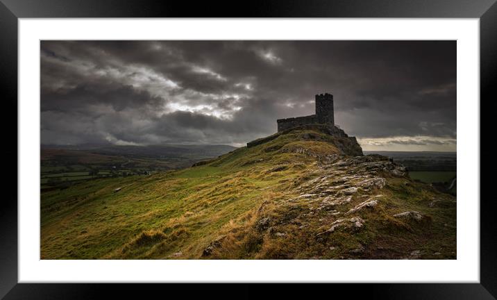 Brentor Church gothic  Framed Mounted Print by chris smith