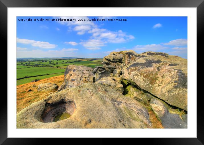  Almscliff Crag Yorkshire 4 Framed Mounted Print by Colin Williams Photography