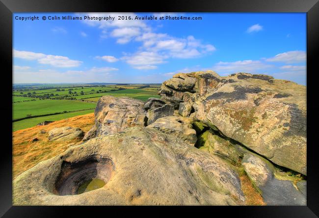  Almscliff Crag Yorkshire 4 Framed Print by Colin Williams Photography