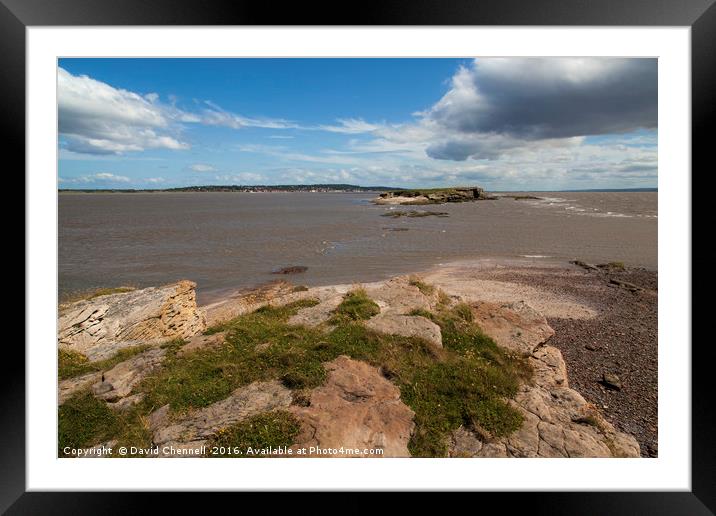 Hilbre Island Seascape Framed Mounted Print by David Chennell