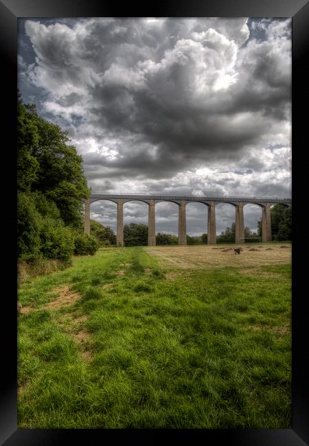  Pontcysyllte Aquaduct, Llangollen Valley   Framed Print by Rob Lester