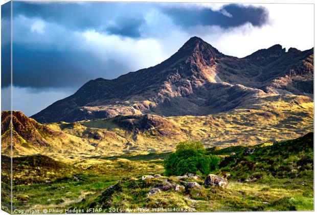 Rugged Skye Canvas Print by Philip Hodges aFIAP ,