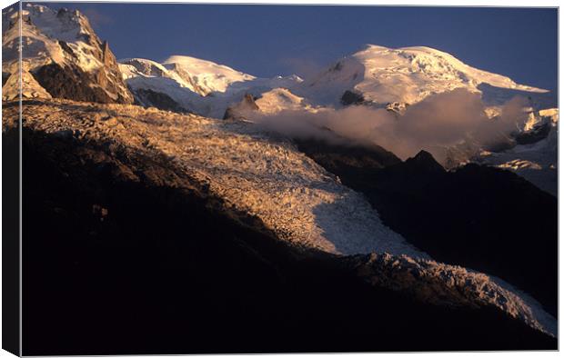 Mont Blanc Canvas Print by Andrew Millington