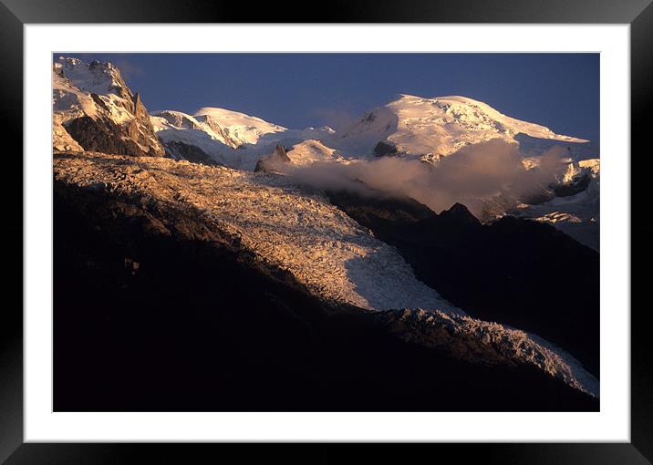 Mont Blanc Framed Mounted Print by Andrew Millington