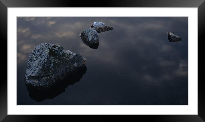 Cloud Pool Framed Mounted Print by Andrew Millington