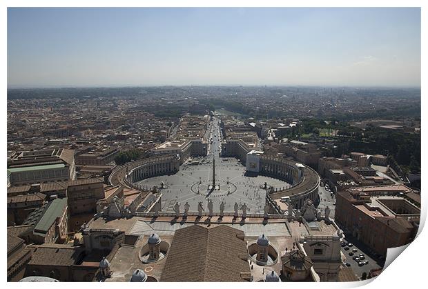 Vatican Square Print by Joe Richardson