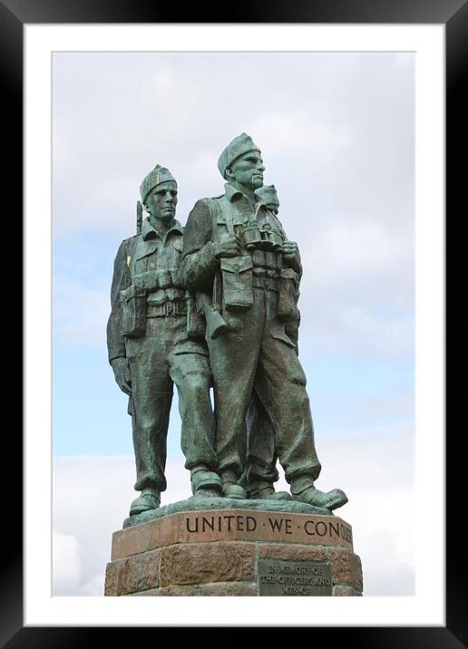 Spean Bridge Commando Memorial Framed Mounted Print by Douglas Kerr