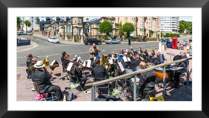 Brass Band Panorama Framed Mounted Print by Steve Purnell
