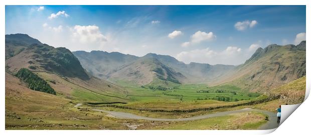 Lake District Panorama Print by George Cairns