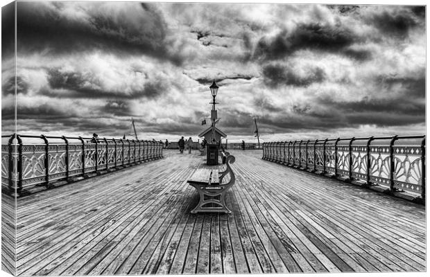 Penarth Pier And MV Balmoral  Canvas Print by Steve Purnell