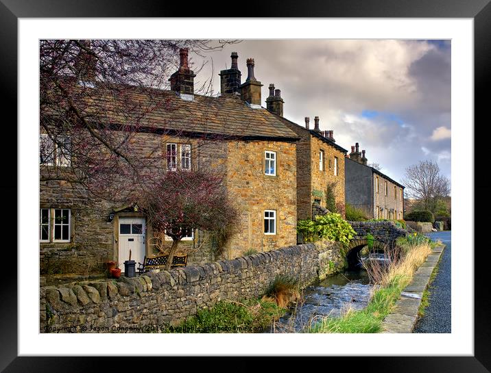 Downham, Lancashire Framed Mounted Print by Jason Connolly