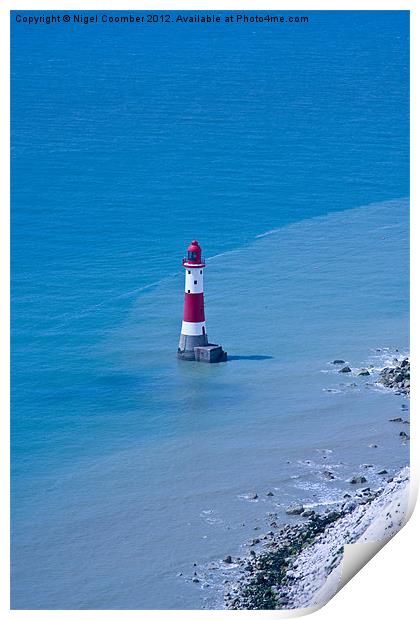 Light House Print by Nigel Coomber