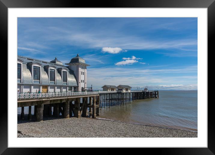 Penarth Pier Glorious Day Framed Mounted Print by Steve Purnell