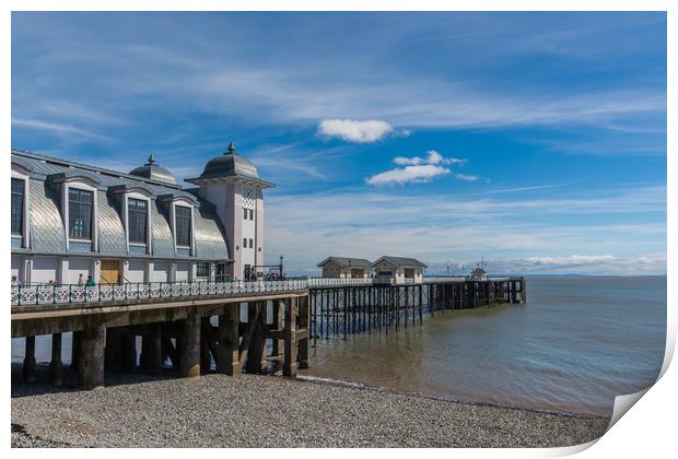 Penarth Pier Glorious Day Print by Steve Purnell