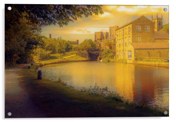 RC0001S - Sowerby Bridge...Gold Edition - Standard Acrylic by Robin Cunningham