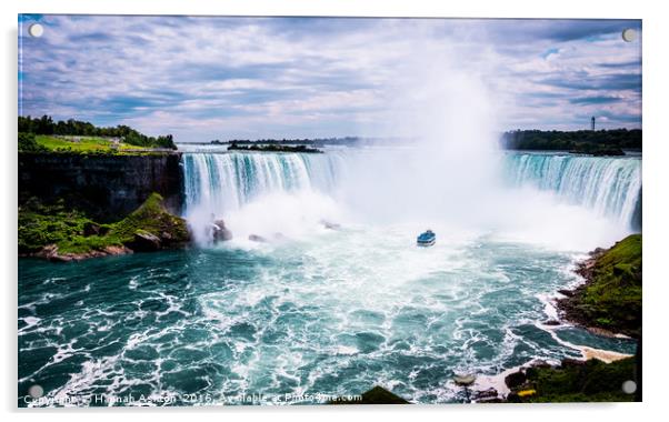  Niagara Falls. Acrylic by Hannah Ashton