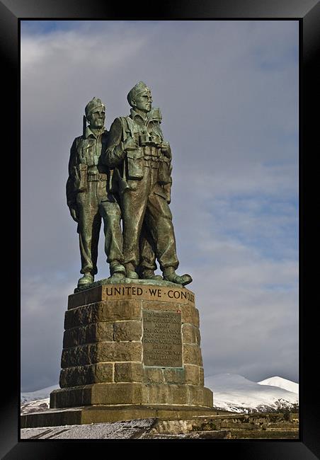 The Commando Memorial Framed Print by Jessica Patten