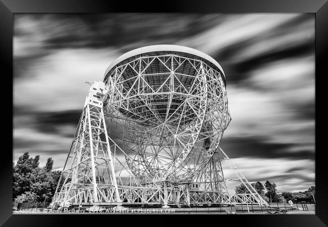 Jodrell Bank Framed Print by Andy McGarry