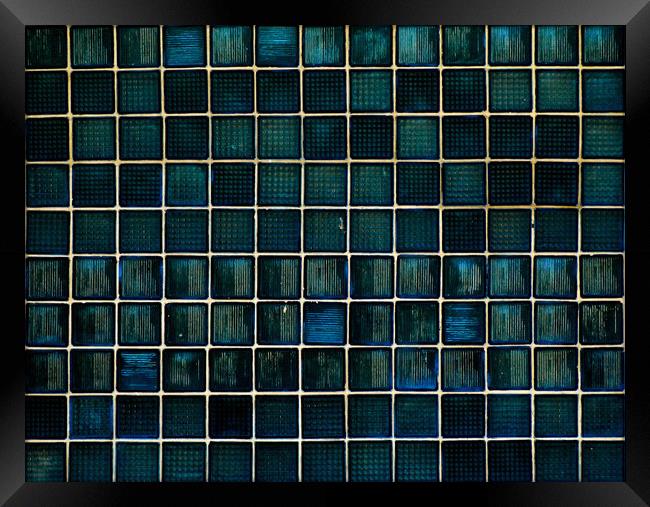 Blue glass wall Framed Print by Vadim Fomin