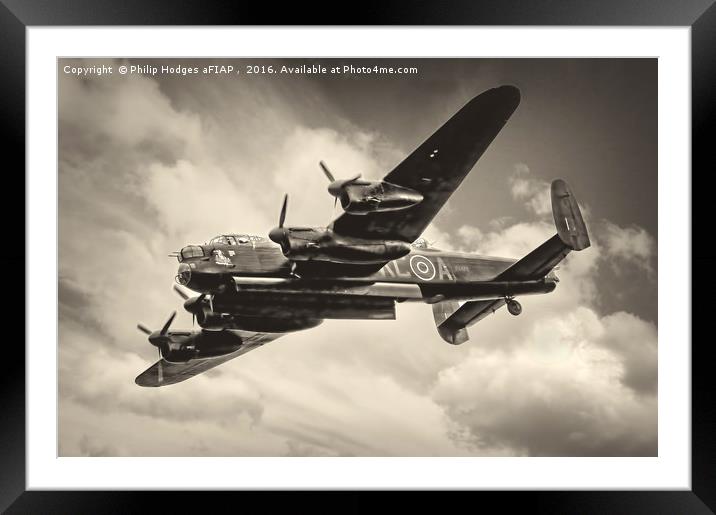 Bombing Run Framed Mounted Print by Philip Hodges aFIAP ,
