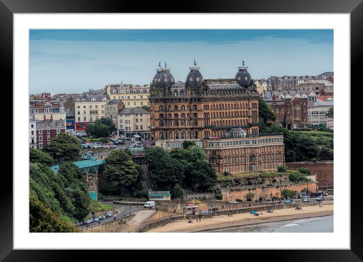 The Grand Hotel Scarborough Framed Mounted Print by David Hollingworth