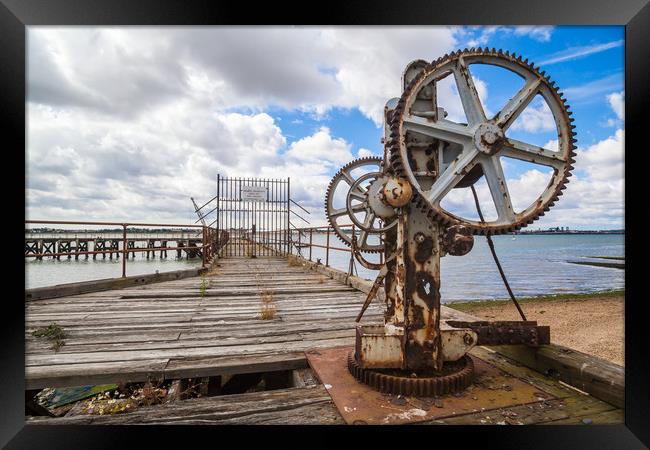 End of the Pier Framed Print by Kevin Snelling