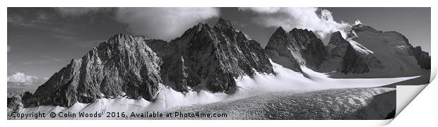 Barre des Ecrins Panorama Print by Colin Woods