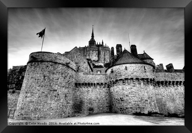 Mont St Michel in Normandy Framed Print by Colin Woods