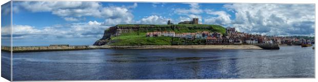Whitby, Whitby Panorama Canvas Print by Tanya Hall
