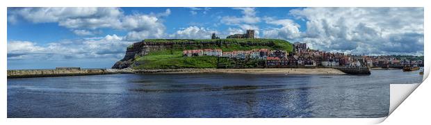 Whitby, Whitby Panorama Print by Tanya Hall