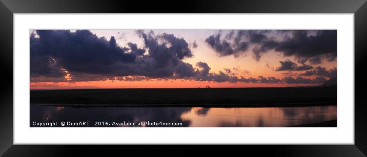 Morning panorama Framed Mounted Print by DeniART 