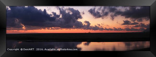 Morning panorama Framed Print by DeniART 