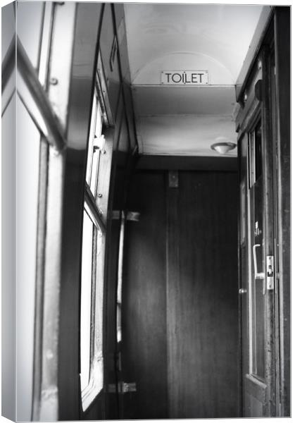 Toilets on Swanage steam train Canvas Print by bliss nayler