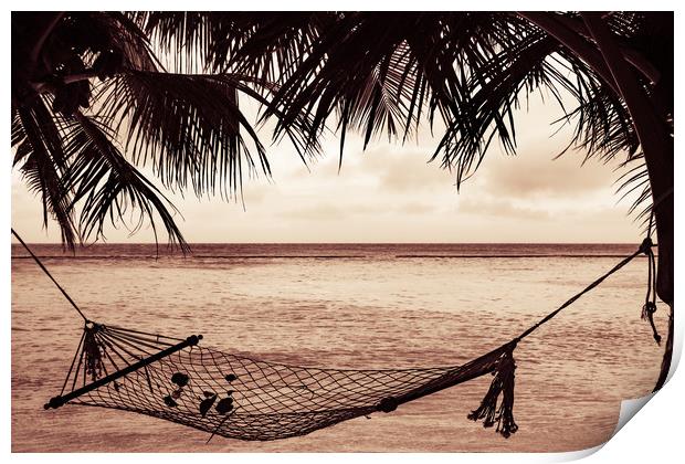 Holiday Hammock Print by George Cairns