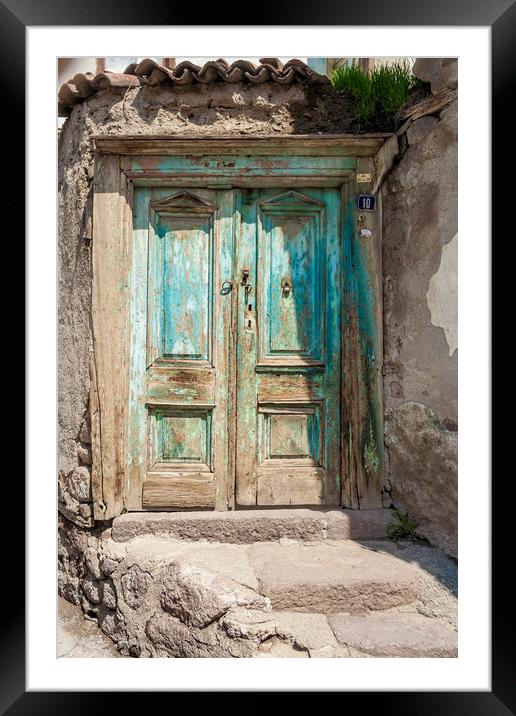 Turkish door Framed Mounted Print by George Cairns