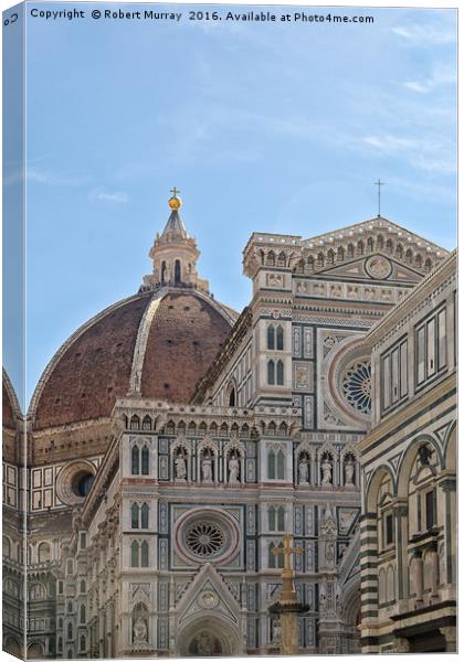 The Duomo, Florence. Canvas Print by Robert Murray