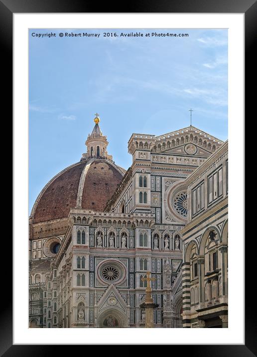 The Duomo, Florence. Framed Mounted Print by Robert Murray