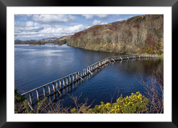 Loch Fleet from The Mound Framed Mounted Print by Jacqi Elmslie