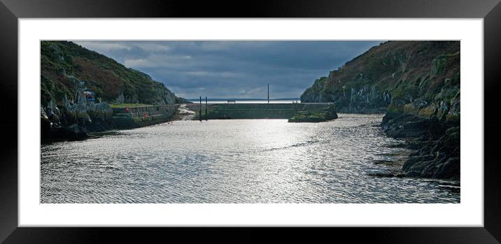 Porthclais Harbour Pembrokeshire Coast  Framed Mounted Print by Nick Jenkins