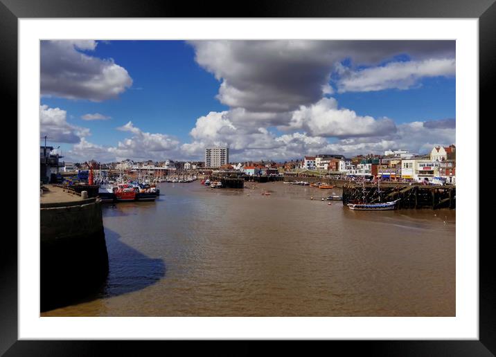 Bridlington Harbour Framed Mounted Print by Sarah Couzens