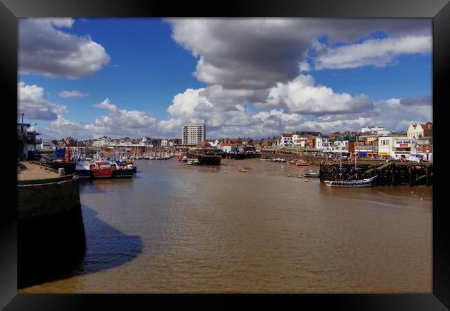 Bridlington Harbour Framed Print by Sarah Couzens