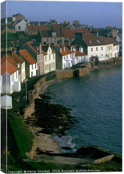 West Shore, Pittenweem Canvas Print by Adrian Snowball