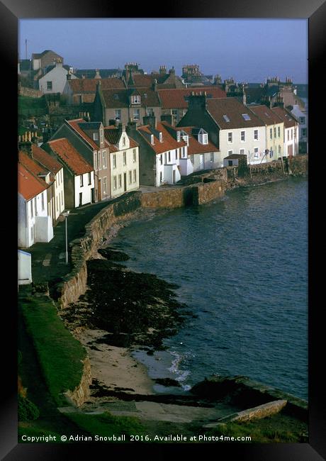 West Shore, Pittenweem Framed Print by Adrian Snowball