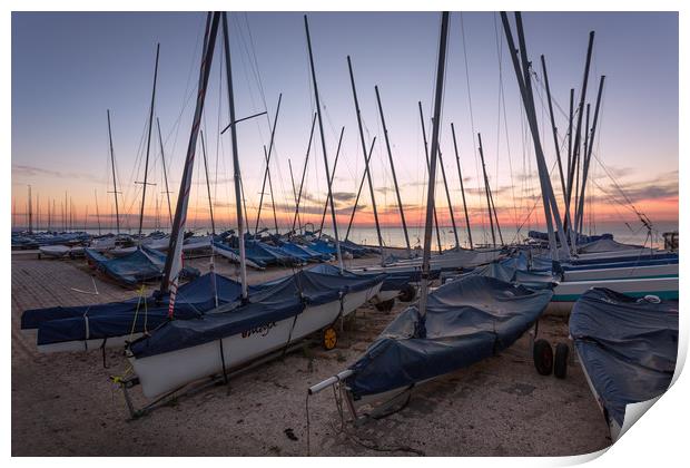 Whitstable Yacht Club Print by Ian Hufton
